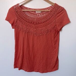 Meadow Rue Embroidered Top, Size XS